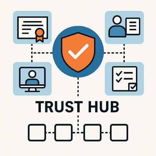 Diagram of a trust hub