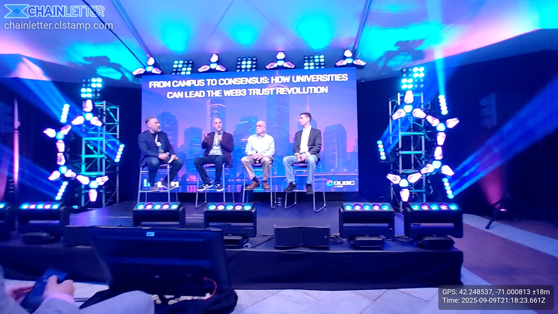 Sol Nasisi as part of Boston Blockchain Wee panel.